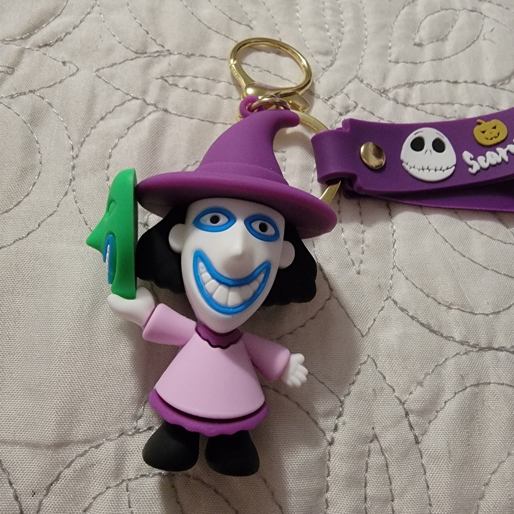 Keychain with fun scary/Christmas character